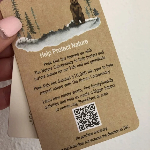 NWT Peek x The Nature Conservatory shirt long sleeve Chilly Polar Bear pink 2T - Picture 6 of 9